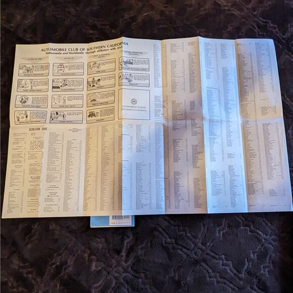 Vintage Lot 5 1990s 90s Southern California Roadmaps Vtg Paper Maps AAA Ephemera - Picture 7 of 16